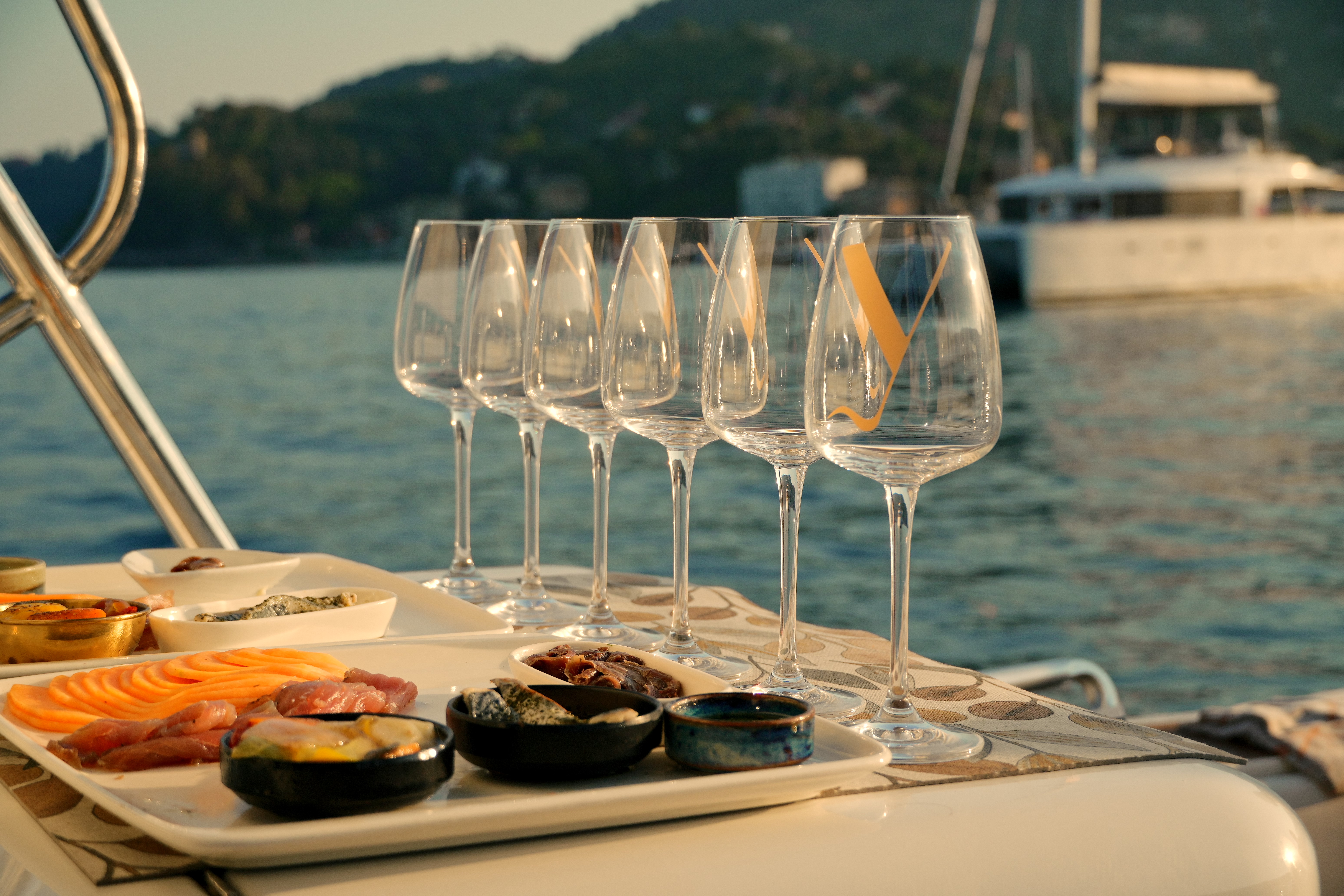 Degustazione ligure a bordo dello yacht